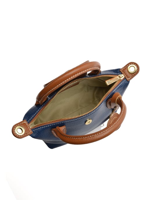 Roberta M Blau Rindsledertasche - Image 4