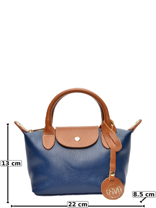 Roberta M Blau Rindsledertasche - Image 6