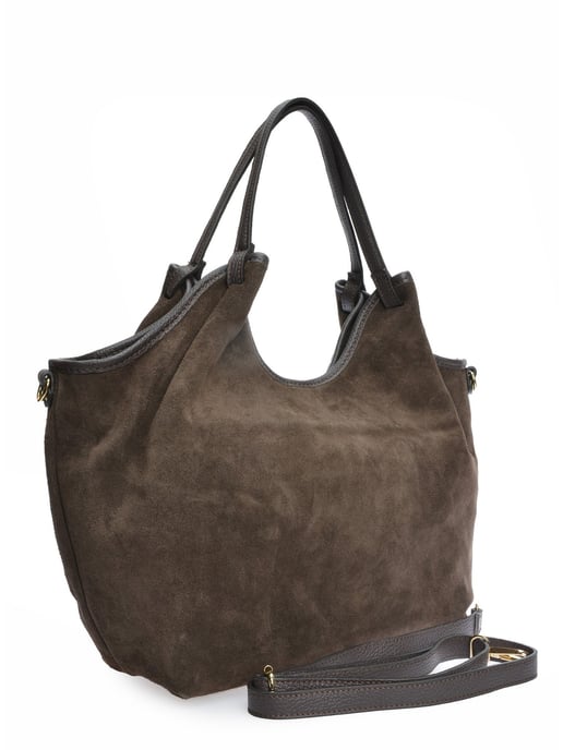 Anna Luchini Kastanienbraun Rindsledertasche - Image 2