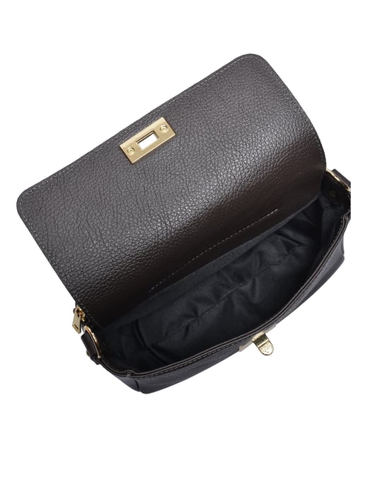 Luisa Vannini Zweifarbig Rindsledertasche - Image 4
