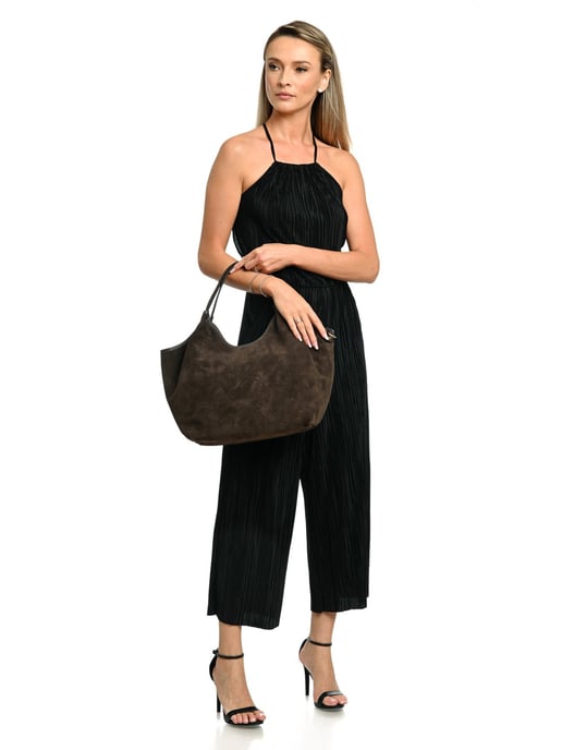 Anna Luchini Kastanienbraun Rindsledertasche - Image 5