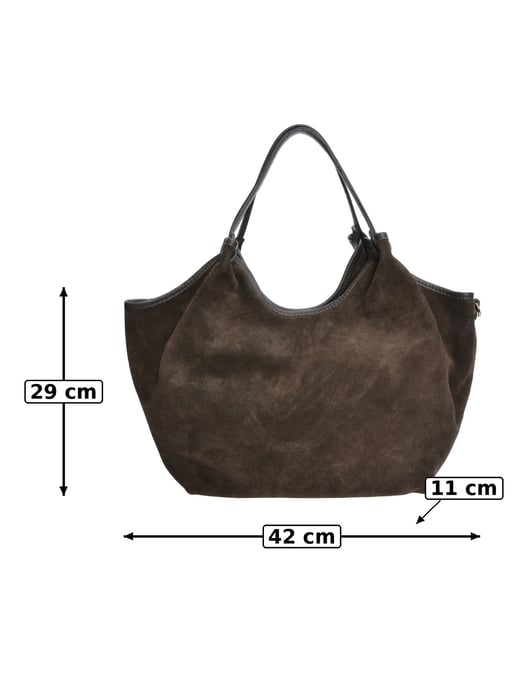 Anna Luchini Kastanienbraun Rindsledertasche - Image 6