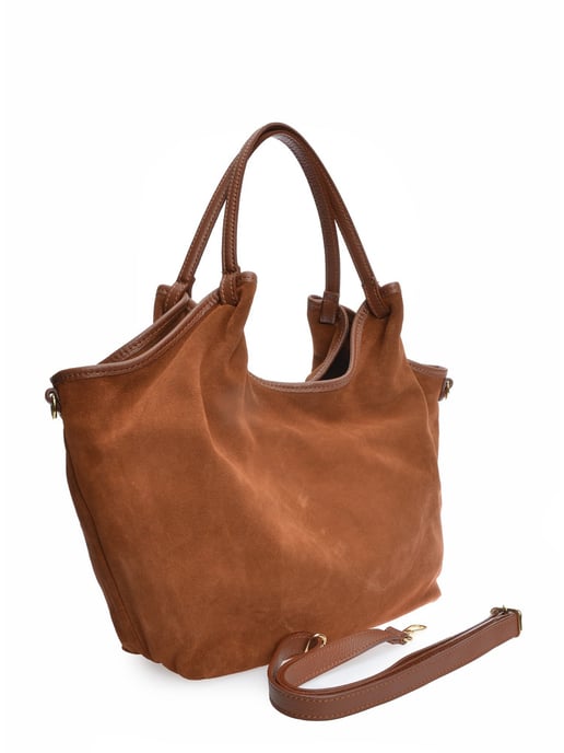 Anna Luchini Braun Rindsledertasche - Image 2