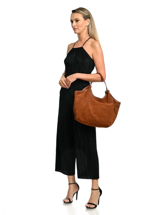 Anna Luchini Braun Rindsledertasche - Image 5