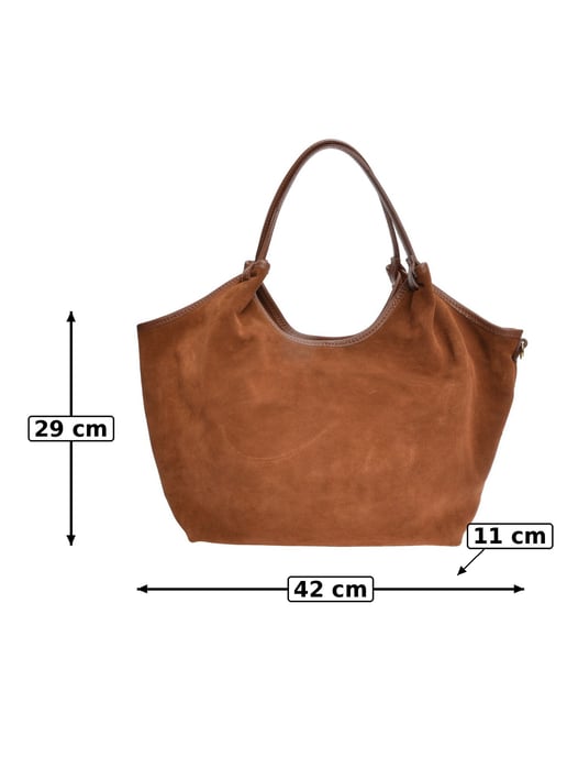 Anna Luchini Braun Rindsledertasche - Image 6