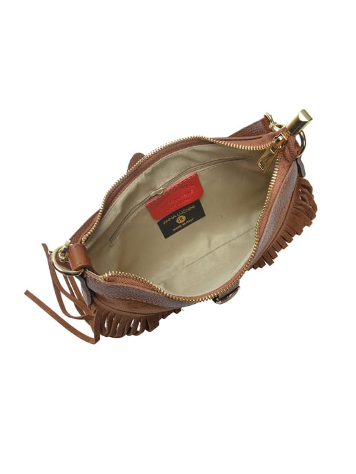 Anna Luchini Braun Rindsledertasche - Image 4