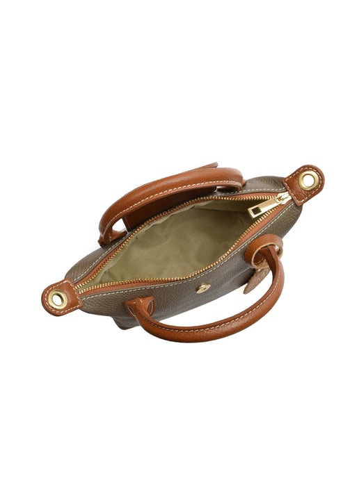 Roberta M Beige Rindsledertasche - Image 4
