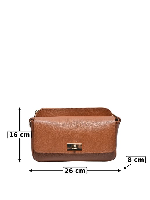 Luisa Vannini COGNAC Rindsledertasche - Image 5