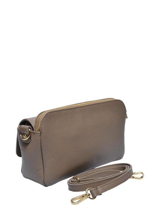 Luisa Vannini Beige Rindsledertasche - Image 2