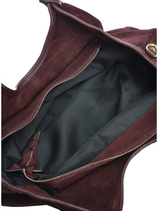 Anna Luchini Burgund Rindsledertasche - Image 4