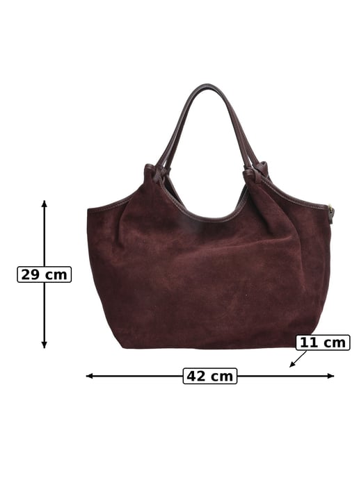 Anna Luchini Burgund Rindsledertasche - Image 6