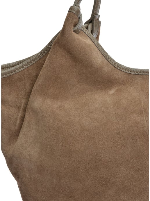 Anna Luchini Beige Rindsledertasche - Image 3
