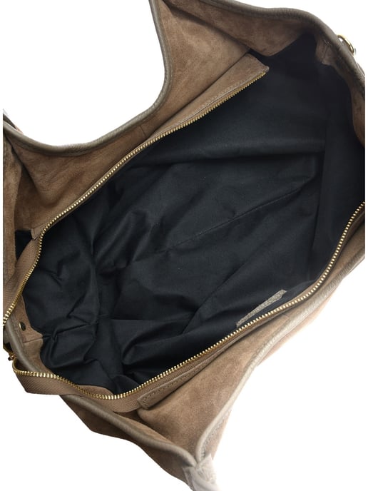 Anna Luchini Beige Rindsledertasche - Image 4