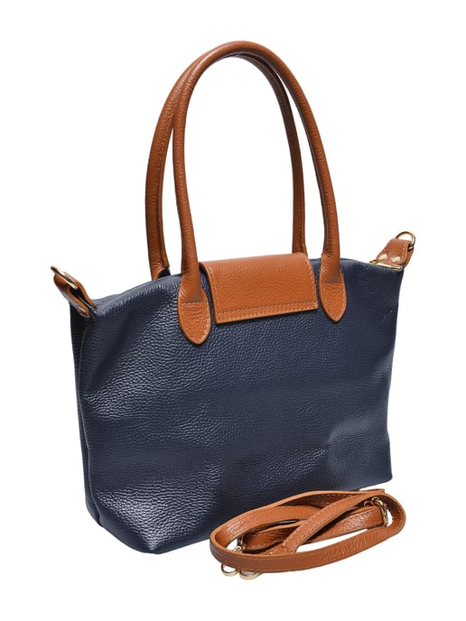 Anna Luchini Blau Rindsledertasche - Image 2