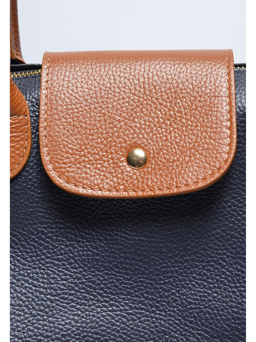 Anna Luchini Blau Rindsledertasche - Image 3