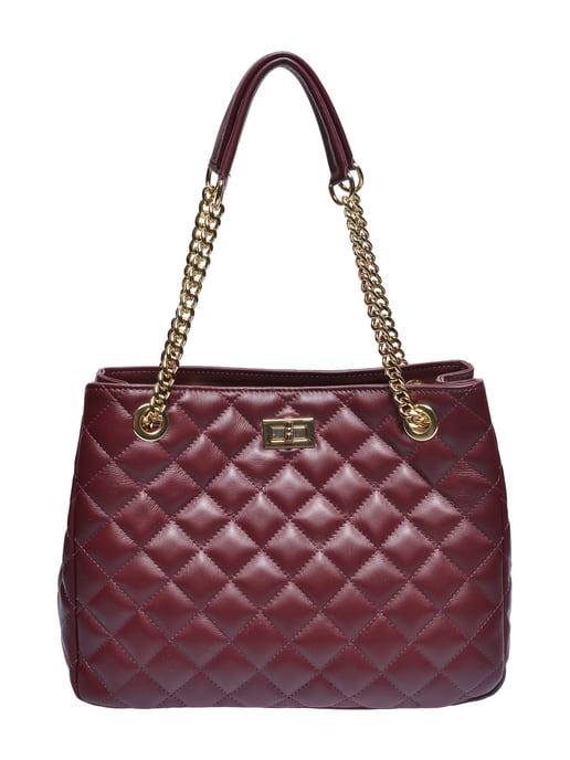 Isabella Rhea Weinfarbe Rindsledertasche - Image 1