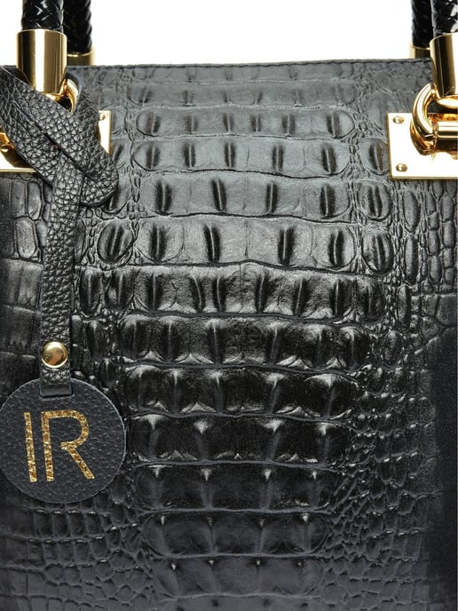 Isabella Rhea Schwarz Rindsledertasche - Image 3