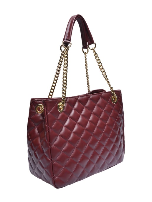 Isabella Rhea Weinfarbe Rindsledertasche - Image 2
