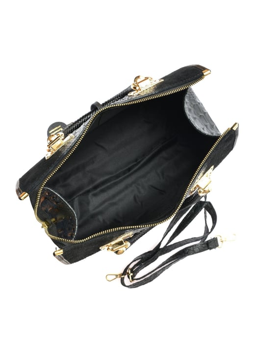 Isabella Rhea Schwarz Rindsledertasche - Image 4