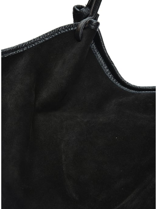 Anna Luchini Schwarz Rindsledertasche - Image 3