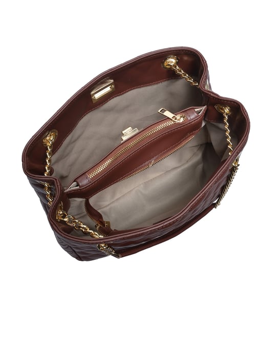 Isabella Rhea Kastanienbraun Rindsledertasche - Image 4