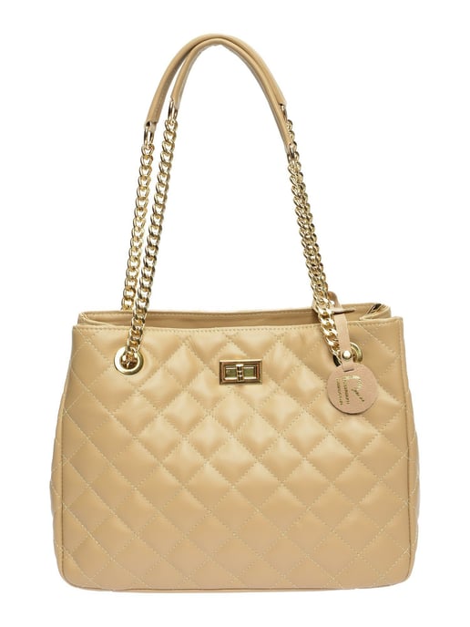 Isabella Rhea Beige Rindsledertasche - Image 1