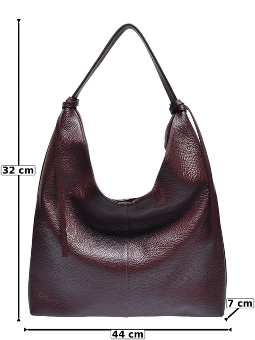 Roberta M Weinfarbe Rindsledertasche - Image 5