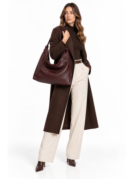 Roberta M Weinfarbe Rindsledertasche - Image 6
