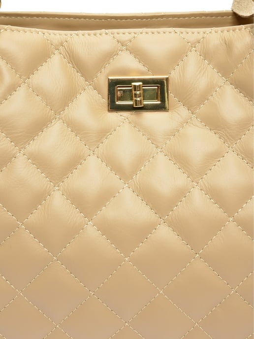 Isabella Rhea Beige Rindsledertasche - Image 3