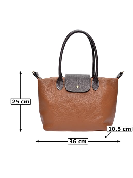 Anna Luchini Braun Rindsledertasche - Image 6