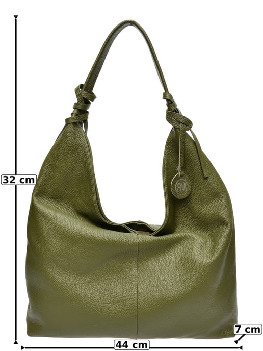 Roberta M Grün Rindsledertasche - Image 6
