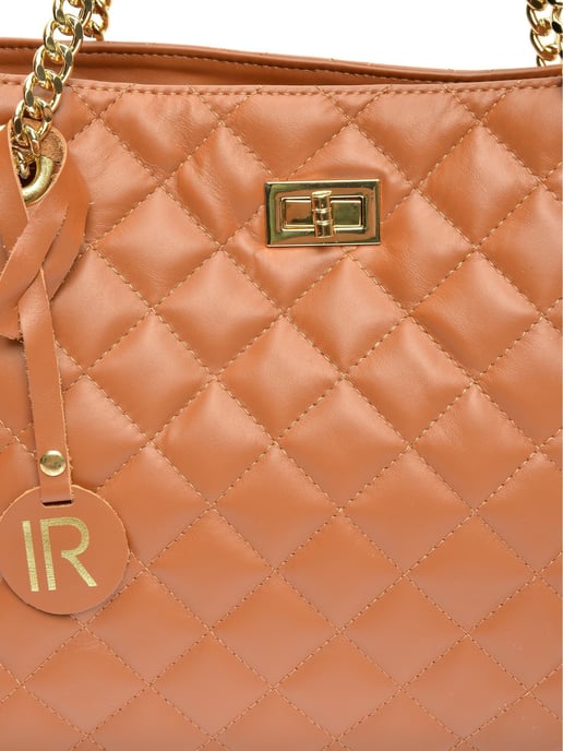 Isabella Rhea Braun Rindsledertasche - Image 3