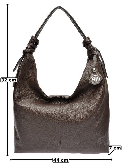 Roberta M Kastanienbraun Rindsledertasche - Image 6