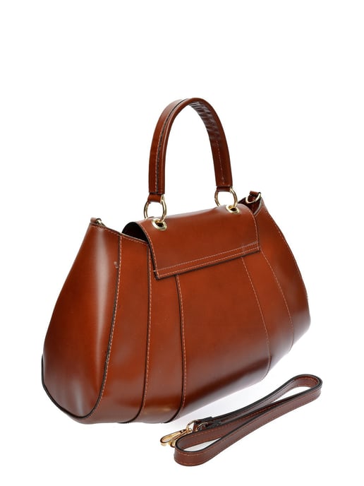 Isabella Rhea Kastanienbraun Rindsledertasche - Image 2