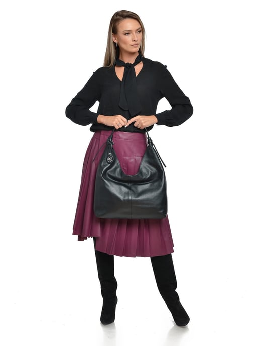 Roberta M Schwarz Rindsledertasche - Image 5