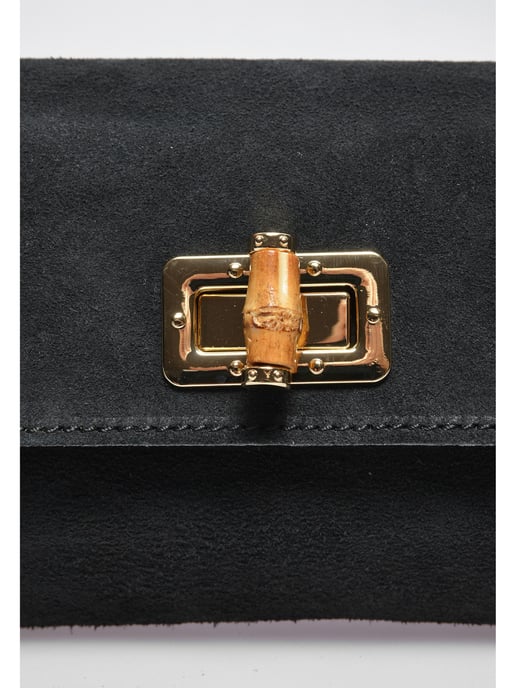Luisa Vannini SCHWARZ Rindsledertasche - Image 3