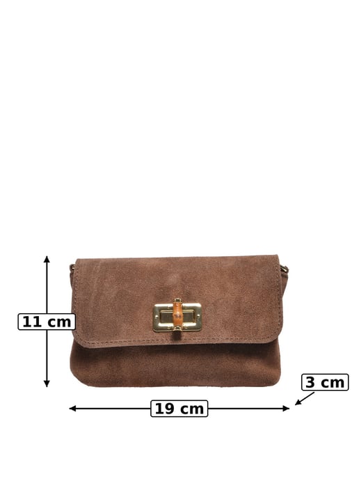 Luisa Vannini BROWN Rindsledertasche - Image 5