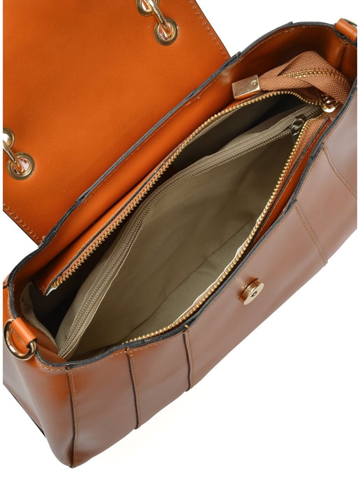 Isabella Rhea Braun Rindsledertasche - Image 4