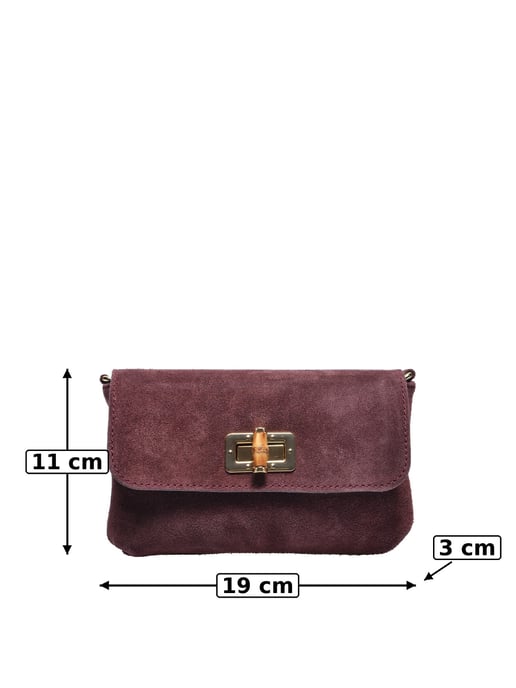 Luisa Vannini BORDEAUX Rindsledertasche - Image 5