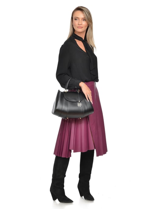Isabella Rhea Schwarz Rindsledertasche - Image 5