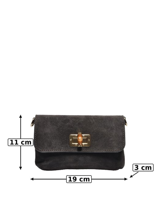 Luisa Vannini Zweifarbig Rindsledertasche - Image 5
