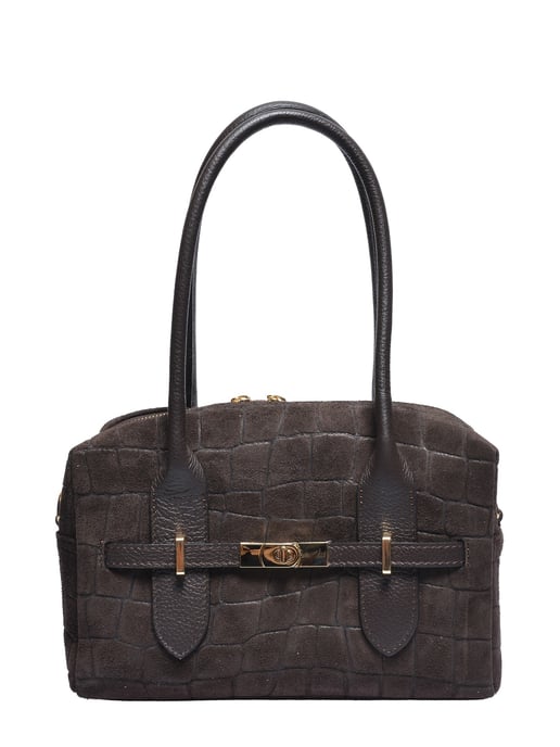Luisa Vannini Zweifarbig Rindsledertasche - Image 1