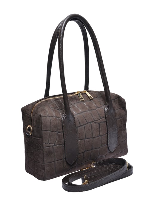 Luisa Vannini Zweifarbig Rindsledertasche - Image 2