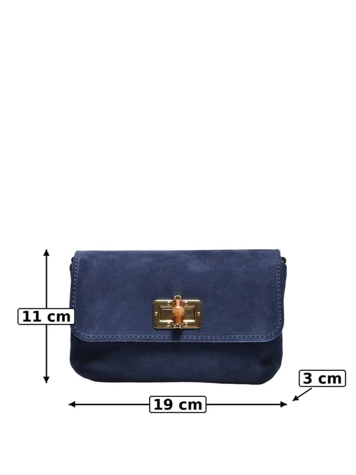Luisa Vannini BLAU Rindsledertasche - Image 5