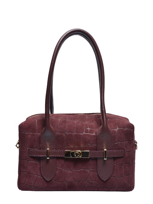 Luisa Vannini BORDEAUX Rindsledertasche - Image 1