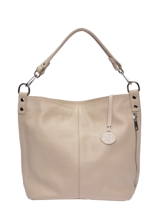 Roberta M Beige Rindsledertasche - Image 1