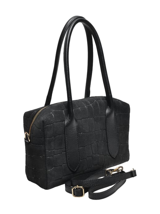 Luisa Vannini SCHWARZ Rindsledertasche - Image 2