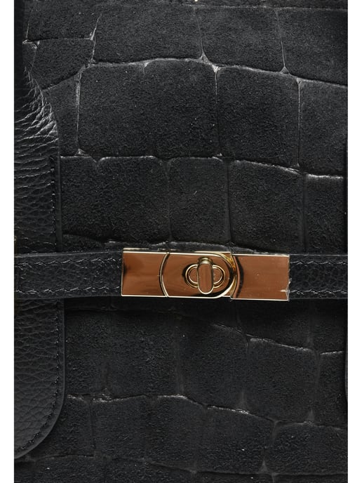 Luisa Vannini SCHWARZ Rindsledertasche - Image 3