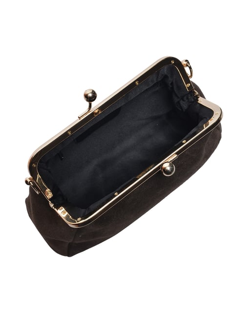 Luisa Vannini Zweifarbig Rindsledertasche - Image 4