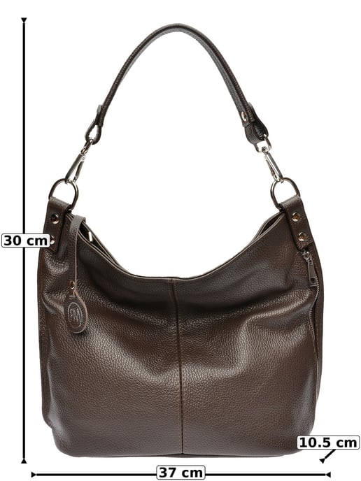 Roberta M Kastanienbraun Rindsledertasche - Image 6